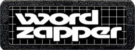 Top of cartridge artwork for Word Zapper on the Atari 2600.