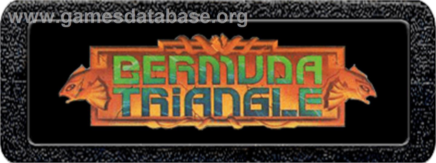 Bermuda Triangle - Atari 2600 - Artwork - Cartridge Top