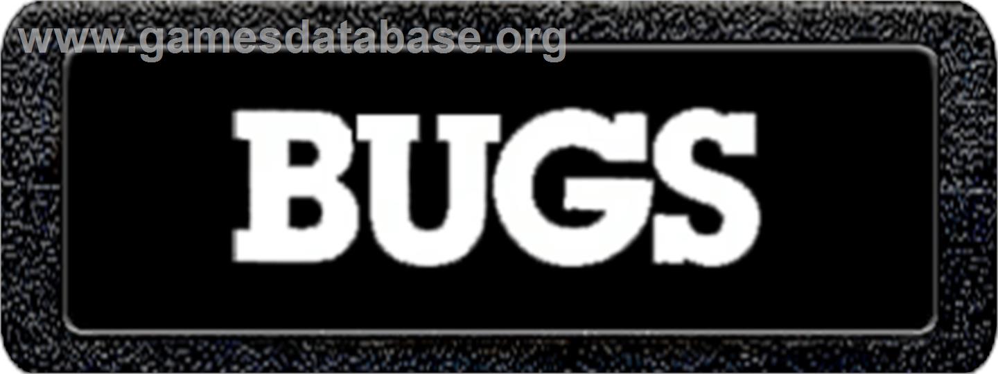 Bugs - Atari 2600 - Artwork - Cartridge Top