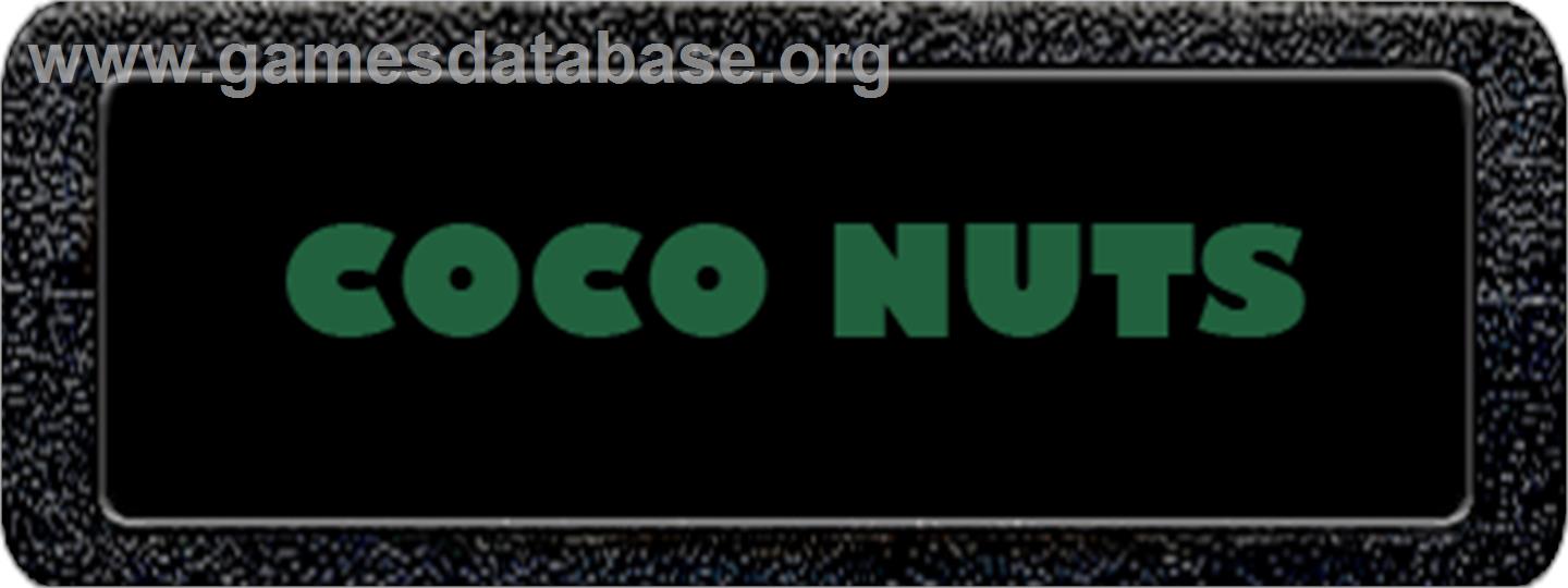 Coco Nuts - Atari 2600 - Artwork - Cartridge Top
