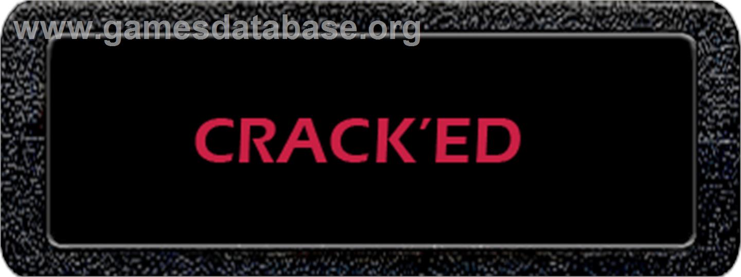 Crack'ed - Atari 2600 - Artwork - Cartridge Top