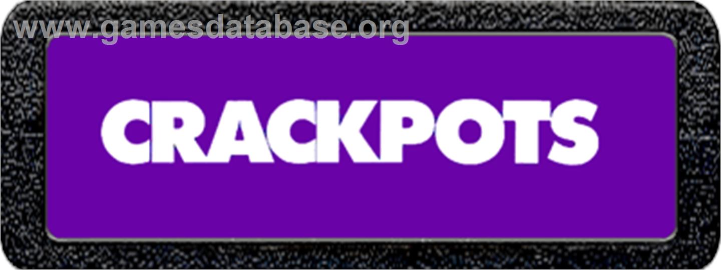 Crackpots - Atari 2600 - Artwork - Cartridge Top