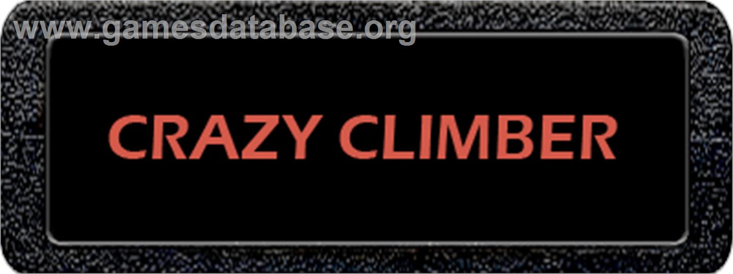 Crazy Climber - Atari 2600 - Artwork - Cartridge Top