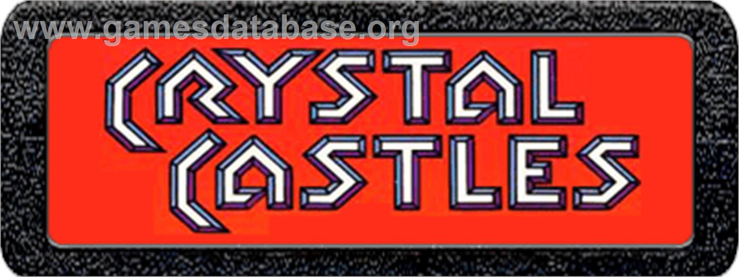 Crystal Castles - Atari 2600 - Artwork - Cartridge Top