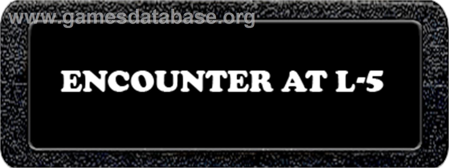 Encounter at L5 - Atari 2600 - Artwork - Cartridge Top