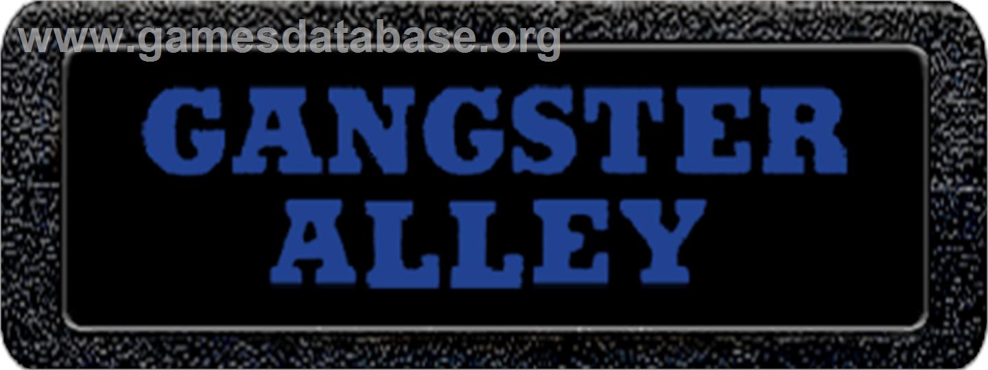 Gangster Alley - Atari 2600 - Artwork - Cartridge Top