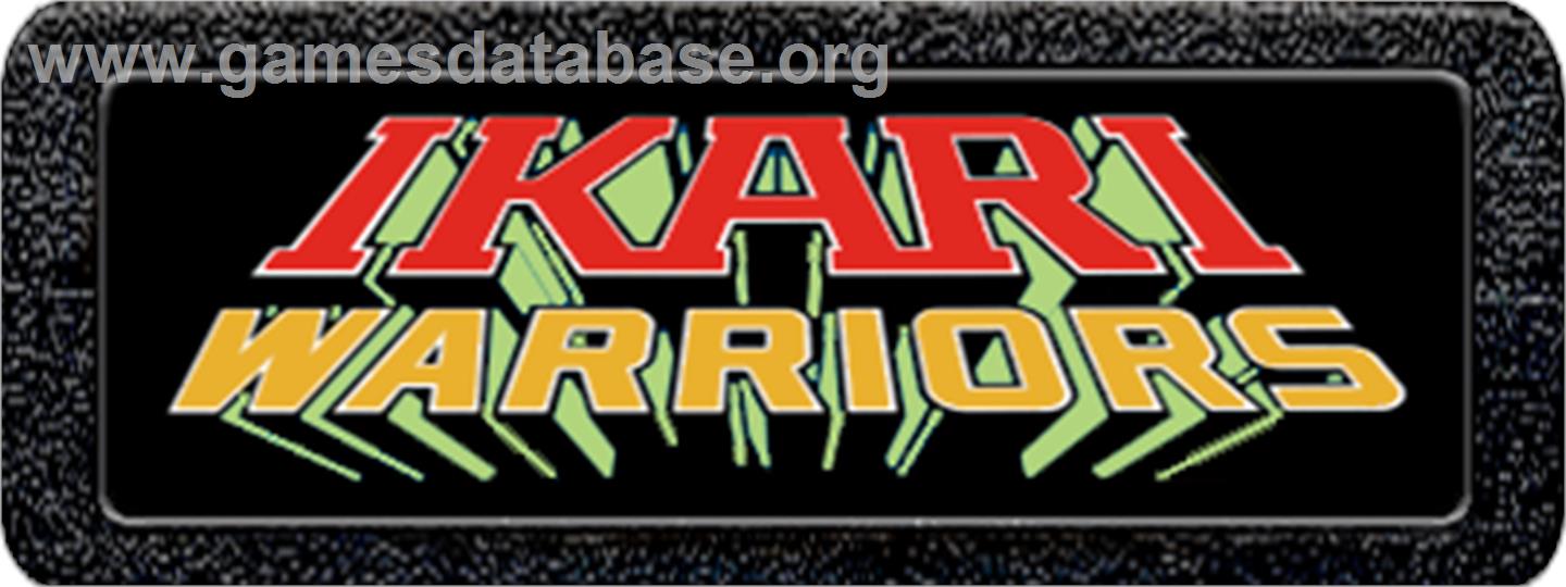 Ikari Warriors - Atari 2600 - Artwork - Cartridge Top