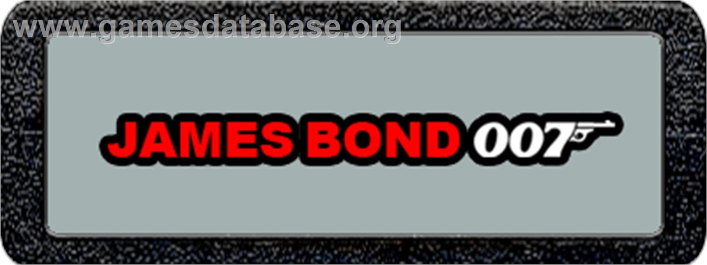 James Bond 007 - Atari 2600 - Artwork - Cartridge Top
