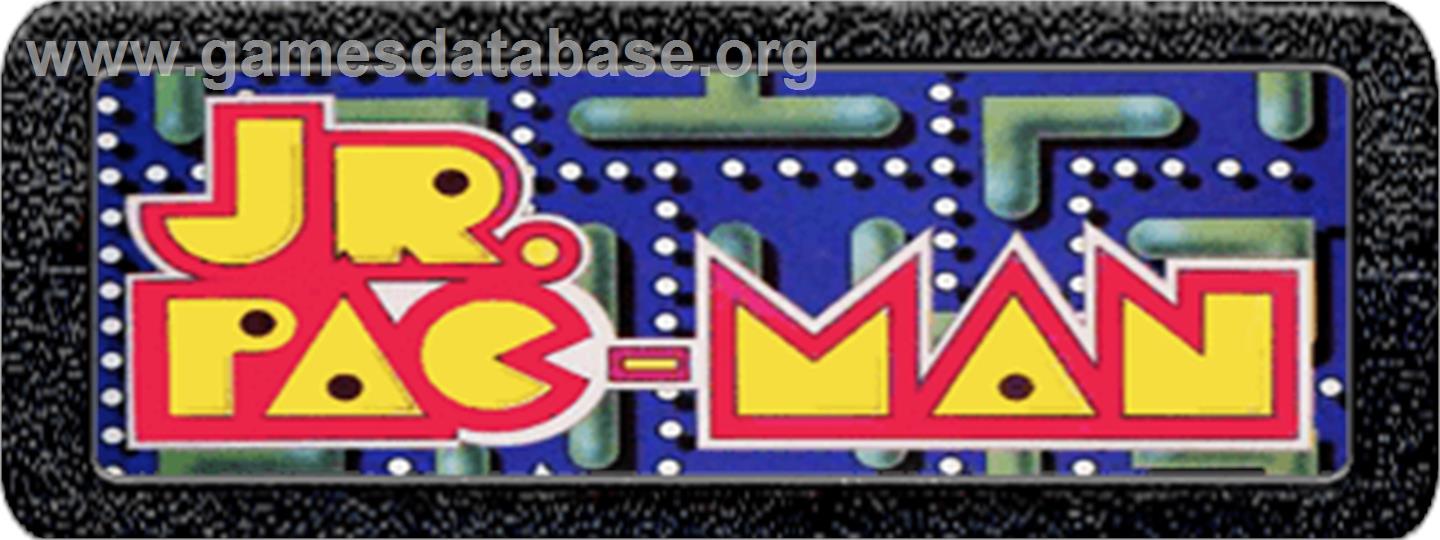 Jr. Pac-Man - Atari 2600 - Artwork - Cartridge Top