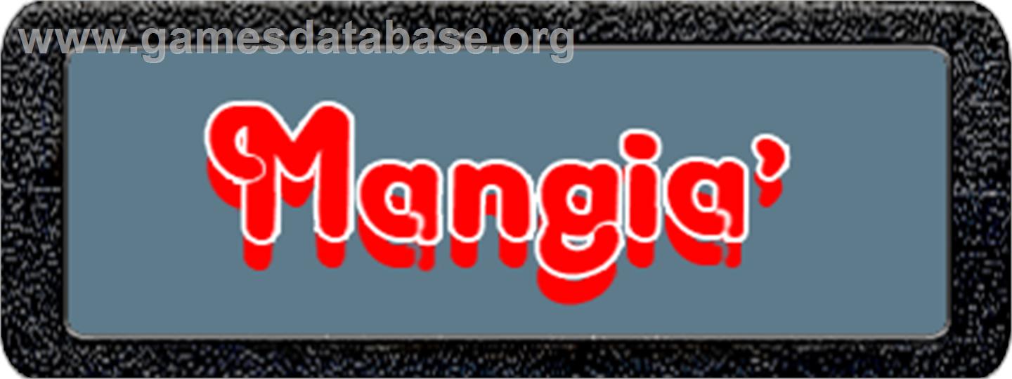 Mangia' - Atari 2600 - Artwork - Cartridge Top