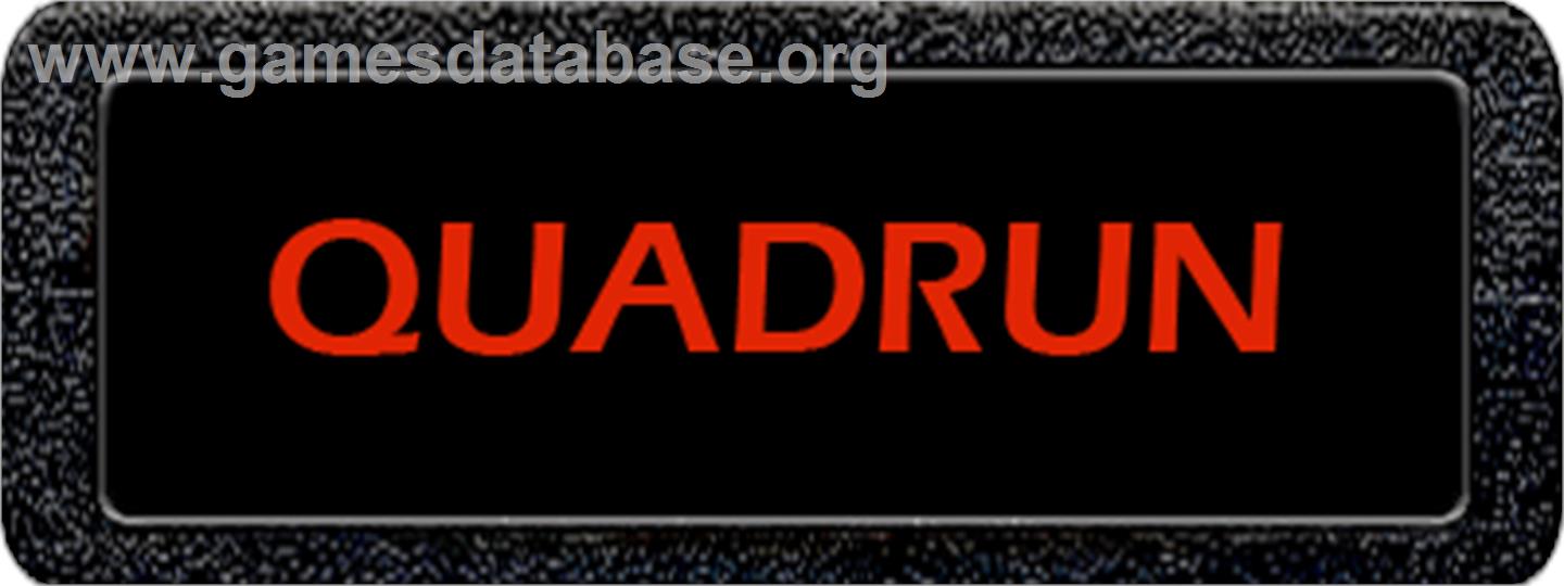 Quadrun - Atari 2600 - Artwork - Cartridge Top