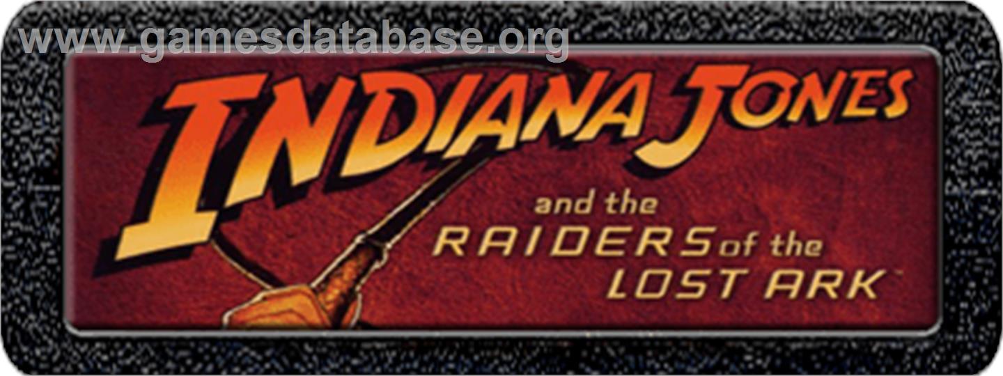 Raiders of the Lost Ark - Atari 2600 - Artwork - Cartridge Top