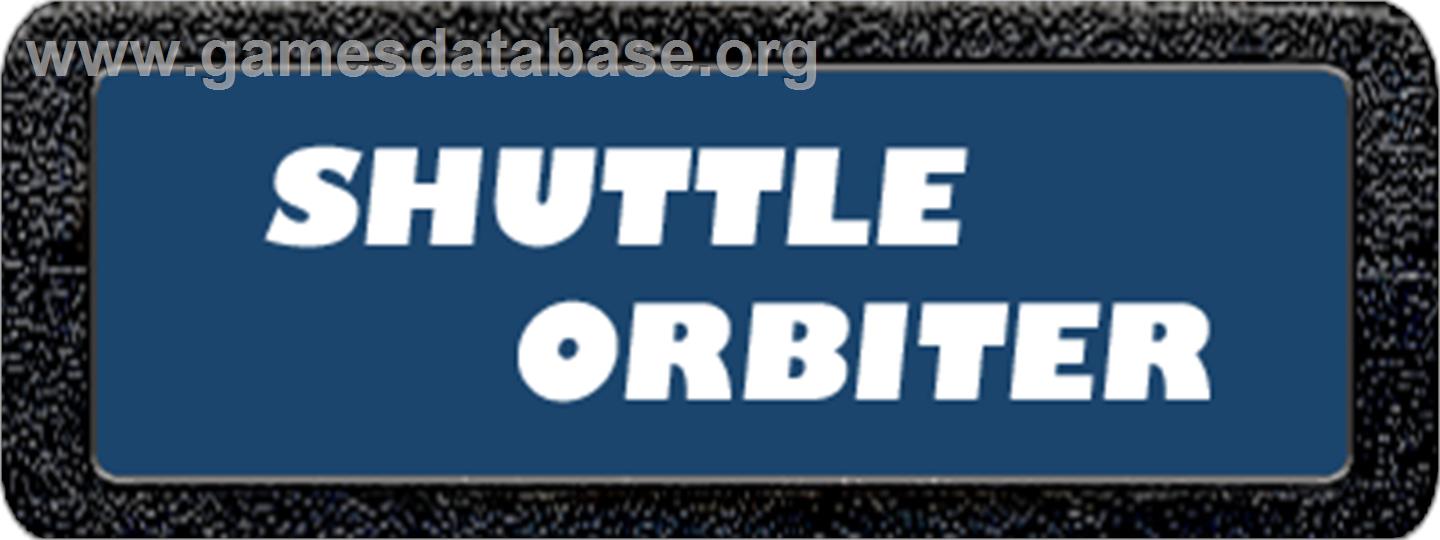 Shuttle Orbiter - Atari 2600 - Artwork - Cartridge Top
