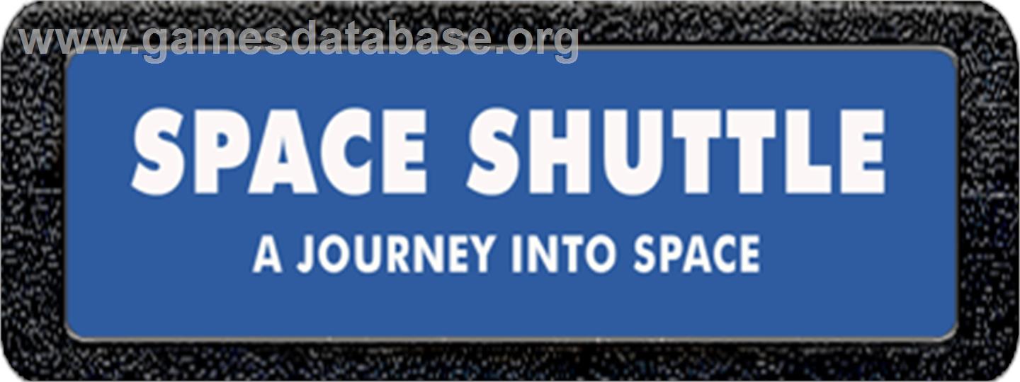 Space Shuttle: A Journey into Space - Atari 2600 - Artwork - Cartridge Top
