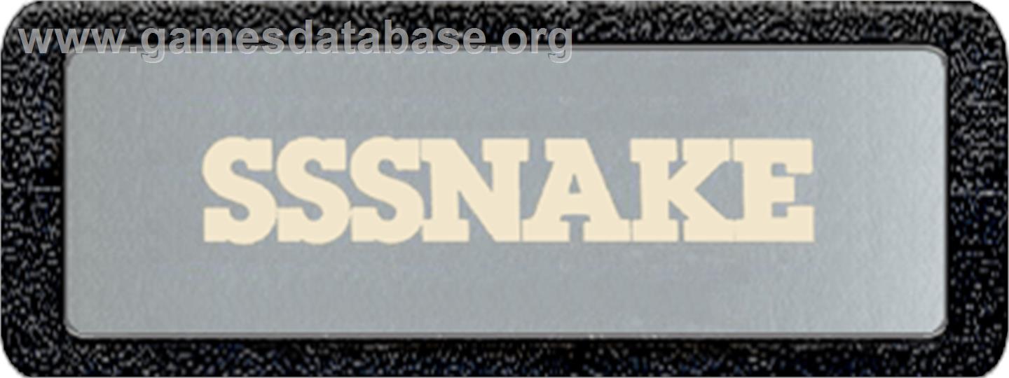 Sssnake - Atari 2600 - Artwork - Cartridge Top