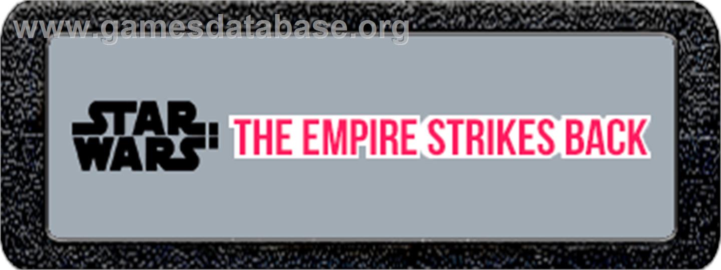 Star Wars: The Empire Strikes Back - Atari 2600 - Artwork - Cartridge Top