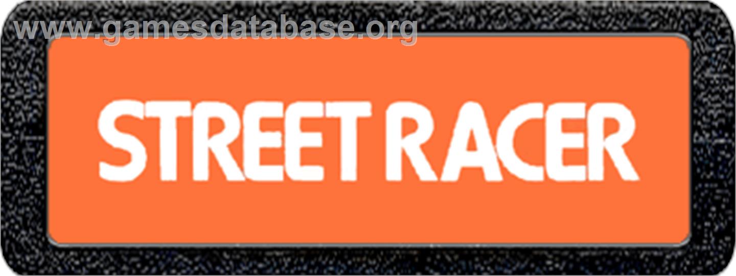 Street Racer - Atari 2600 - Artwork - Cartridge Top