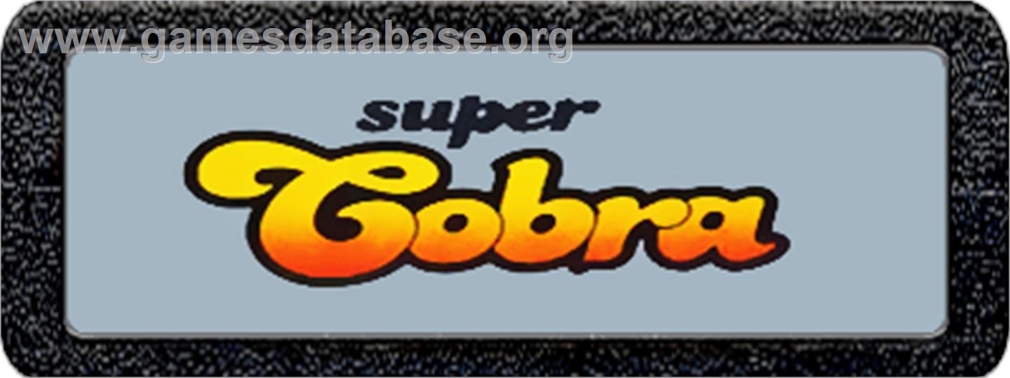 Super Cobra - Atari 2600 - Artwork - Cartridge Top
