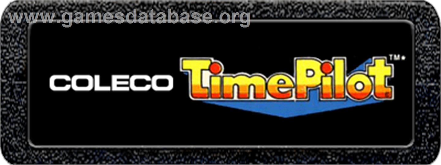 Time Pilot - Atari 2600 - Artwork - Cartridge Top