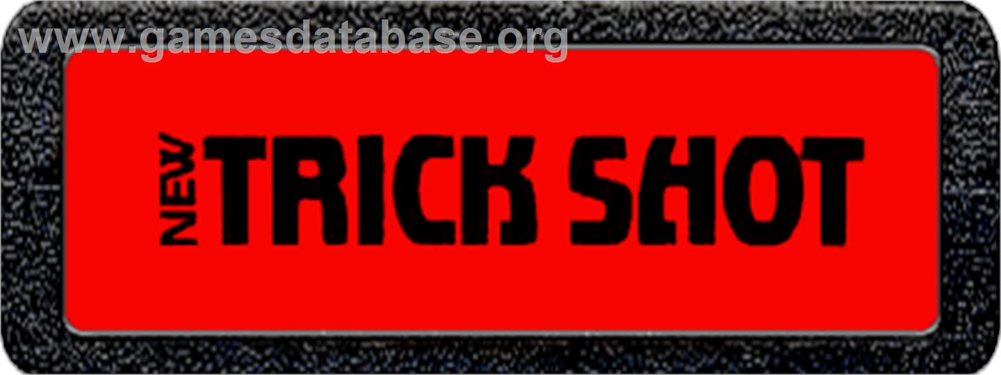 Trick Shot - Atari 2600 - Artwork - Cartridge Top