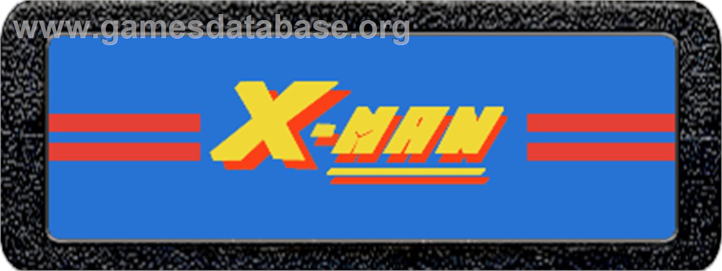 X-Man - Atari 2600 - Artwork - Cartridge Top