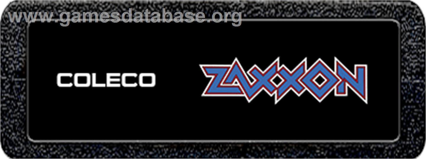 Zaxxon - Atari 2600 - Artwork - Cartridge Top