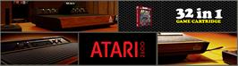 Arcade Cabinet Marquee for 32 in 1 Game Cartridge.