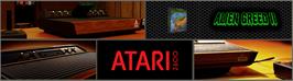 Arcade Cabinet Marquee for Alien Greed 2.