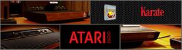 Arcade Cabinet Marquee for Karate.