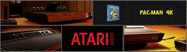 Arcade Cabinet Marquee for Pac-Man 4K.