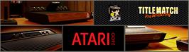 Arcade Cabinet Marquee for Title Match Pro Wrestling.
