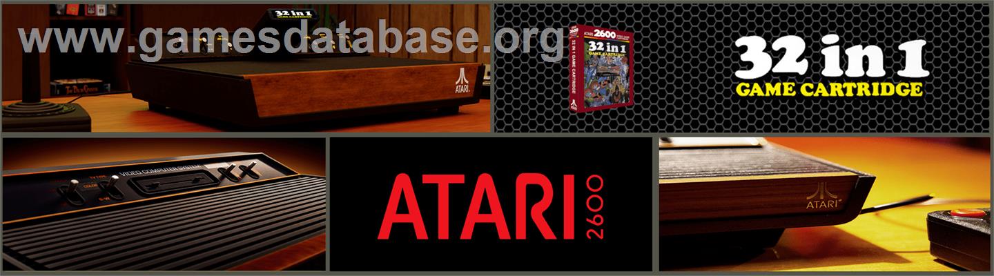 32 in 1 Game Cartridge - Atari 2600 - Artwork - Marquee