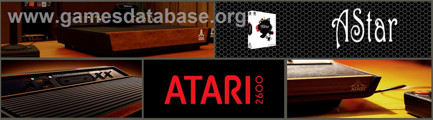 Astar - Atari 2600 - Artwork - Marquee