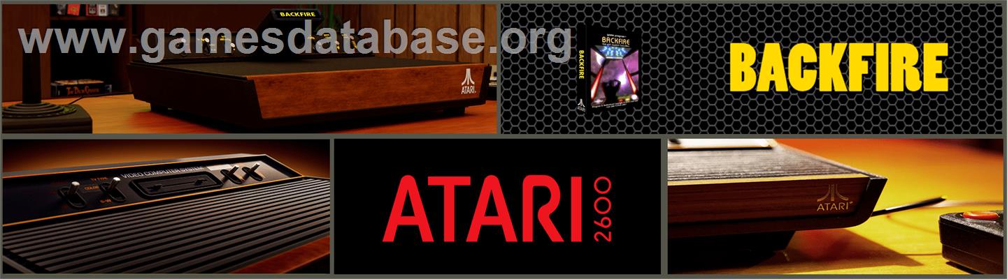 Backfire - Atari 2600 - Artwork - Marquee