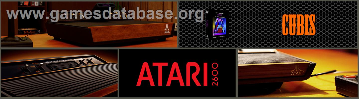 Cubis - Atari 2600 - Artwork - Marquee
