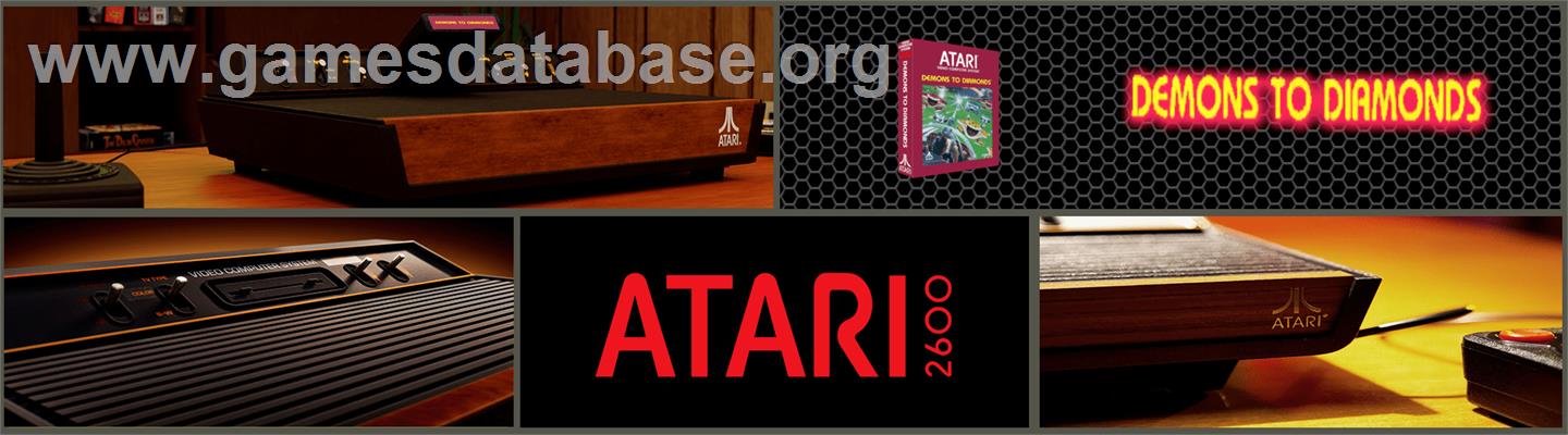 Demons to Diamonds - Atari 2600 - Artwork - Marquee