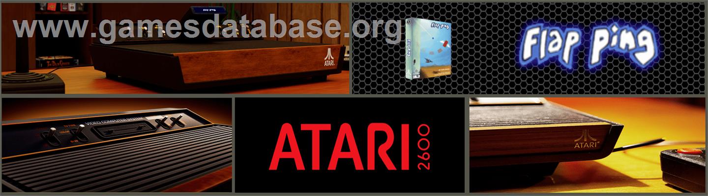 Flapping - Atari 2600 - Artwork - Marquee