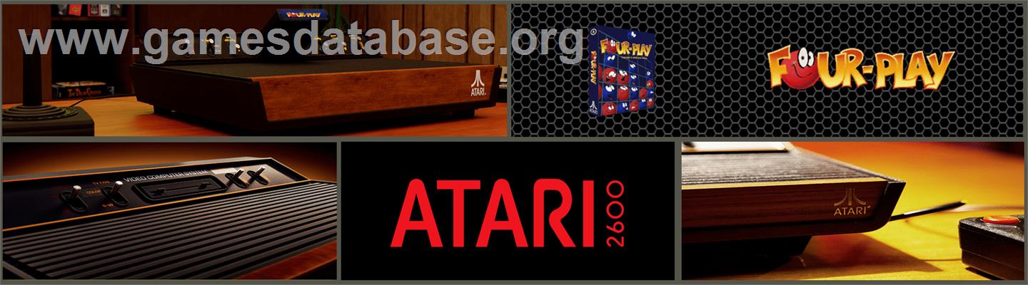 Four-play - Atari 2600 - Artwork - Marquee