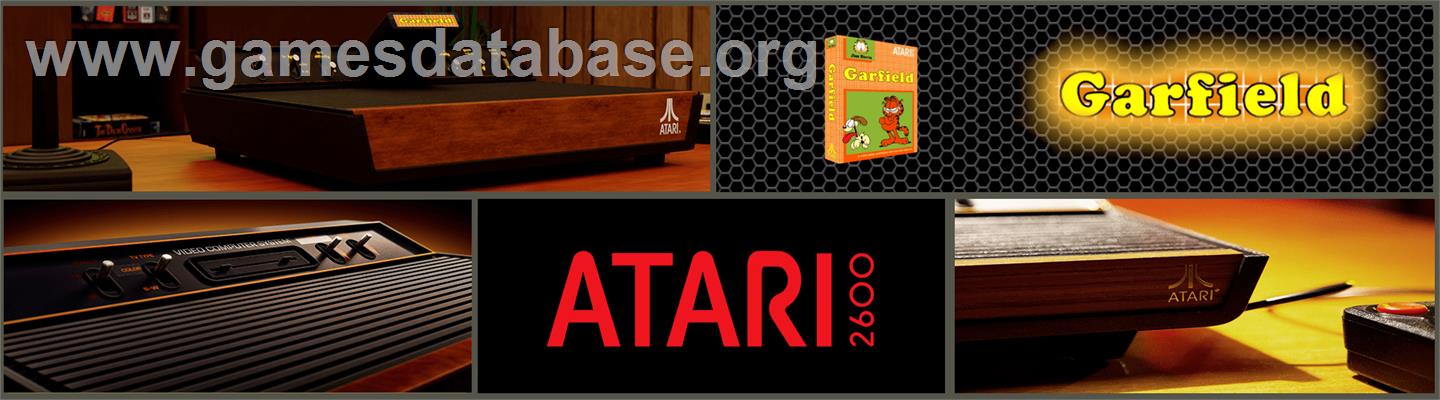 Garfield - Atari 2600 - Artwork - Marquee