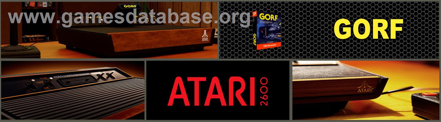 Gorf - Atari 2600 - Artwork - Marquee