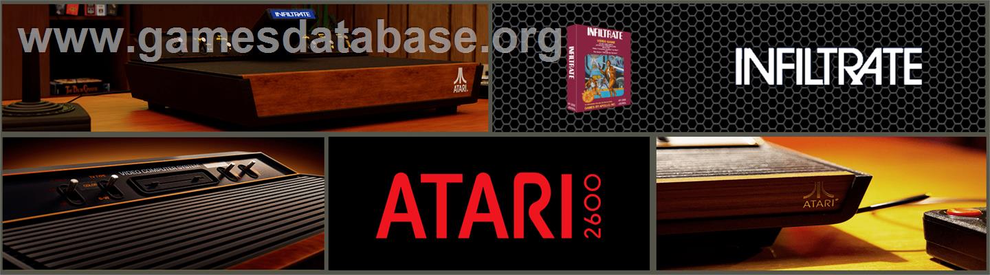 Infiltrate - Atari 2600 - Artwork - Marquee