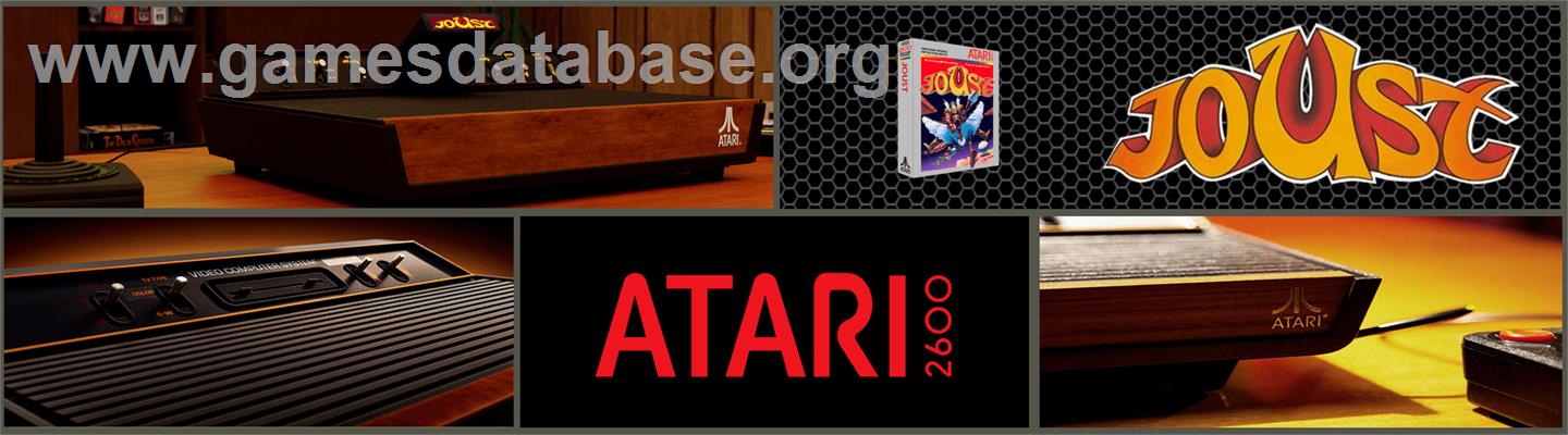 Joust - Atari 2600 - Artwork - Marquee