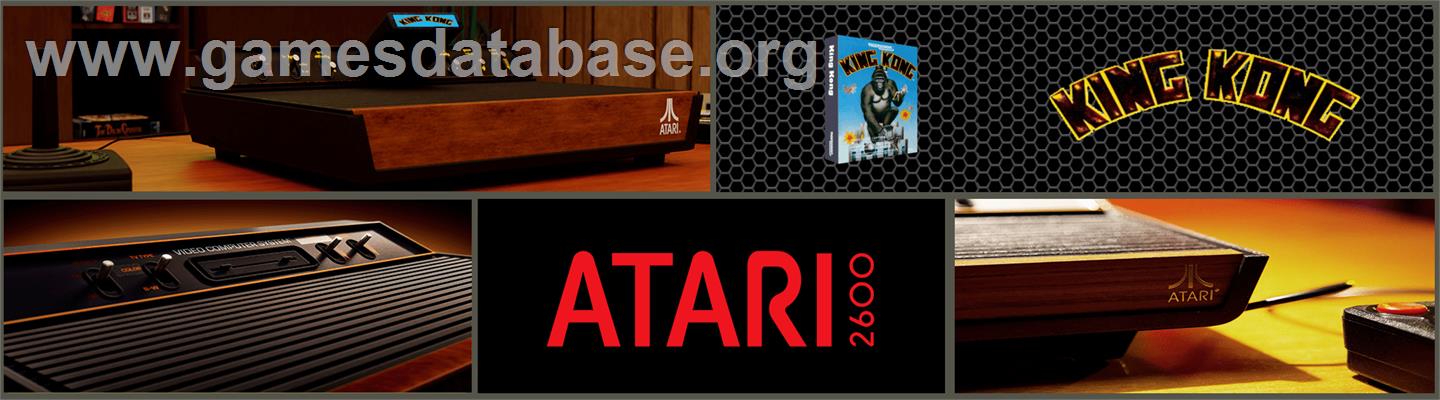 King Kong - Atari 2600 - Artwork - Marquee