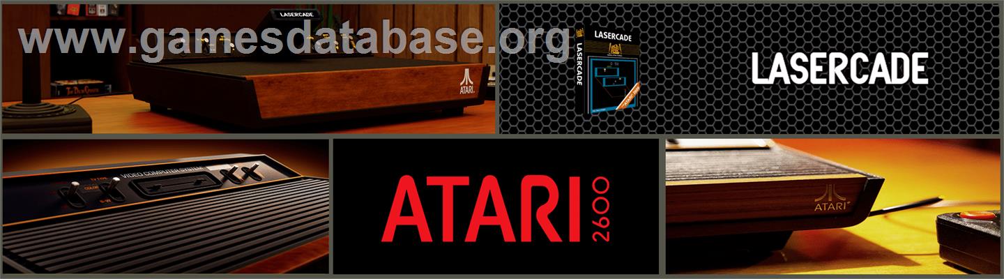 Lasercade - Atari 2600 - Artwork - Marquee
