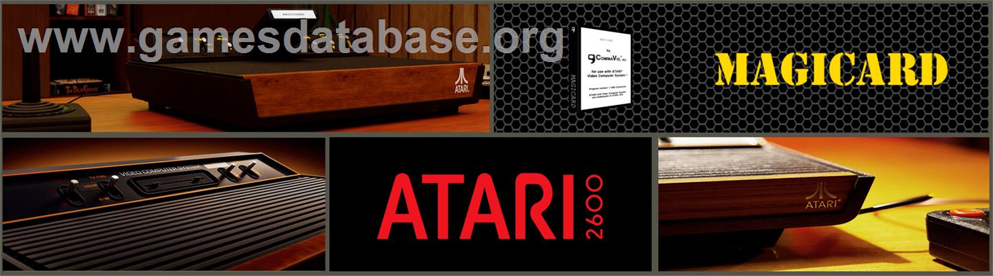 Magicard - Atari 2600 - Artwork - Marquee