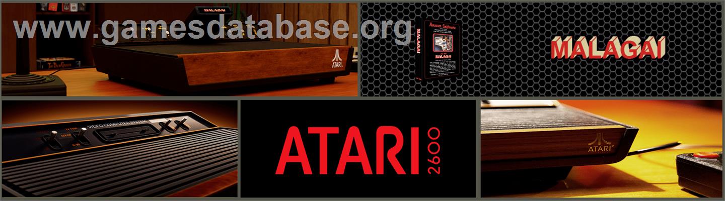Malagai - Atari 2600 - Artwork - Marquee