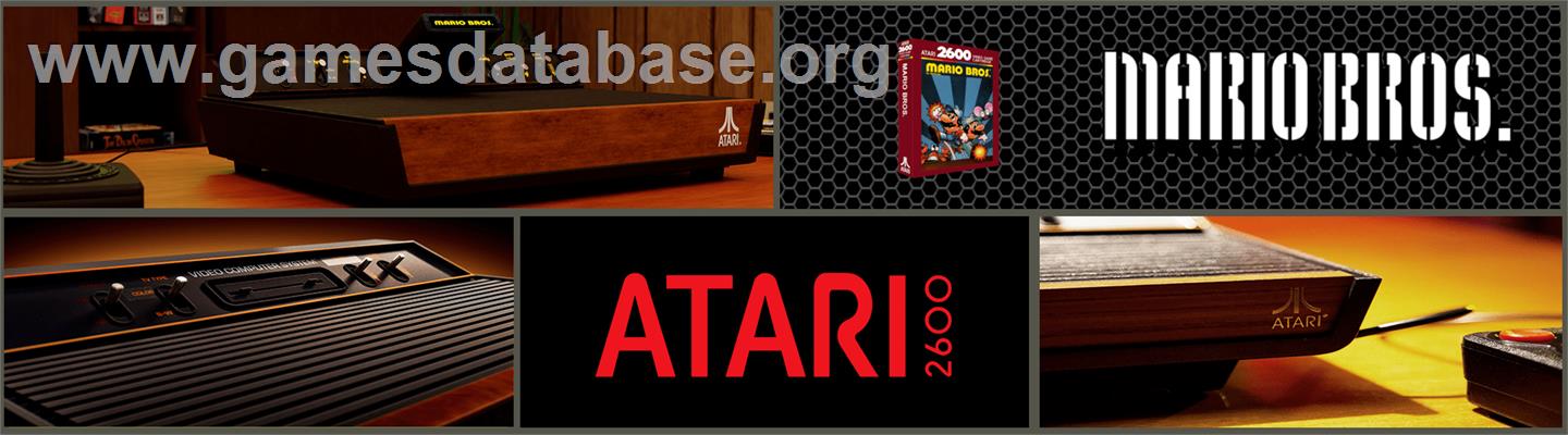 Mario Bros. - Atari 2600 - Artwork - Marquee