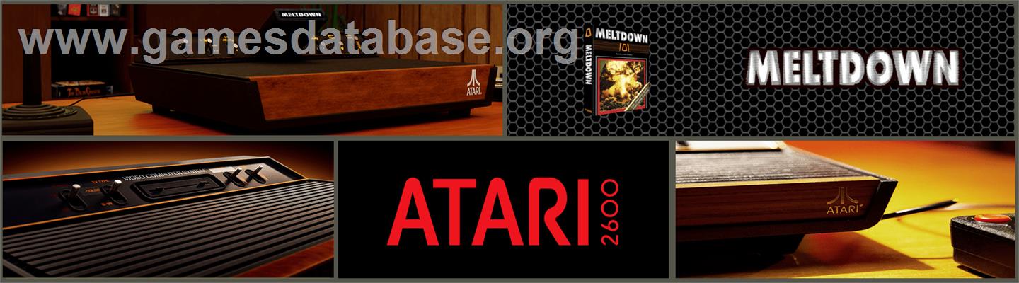 Meltdown - Atari 2600 - Artwork - Marquee