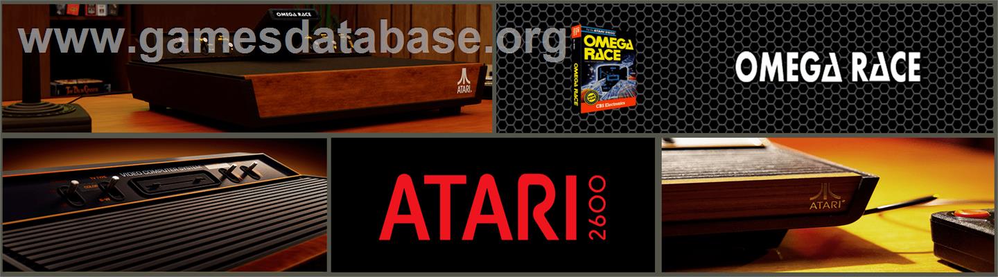 Omega Race - Atari 2600 - Artwork - Marquee