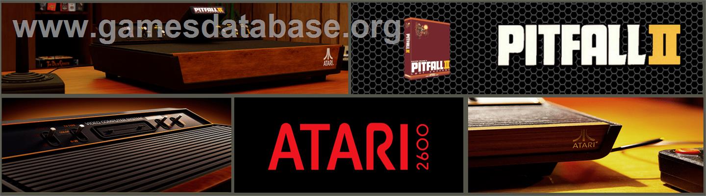 Pitfall 2 - Lost Caverns - Atari 2600 - Artwork - Marquee